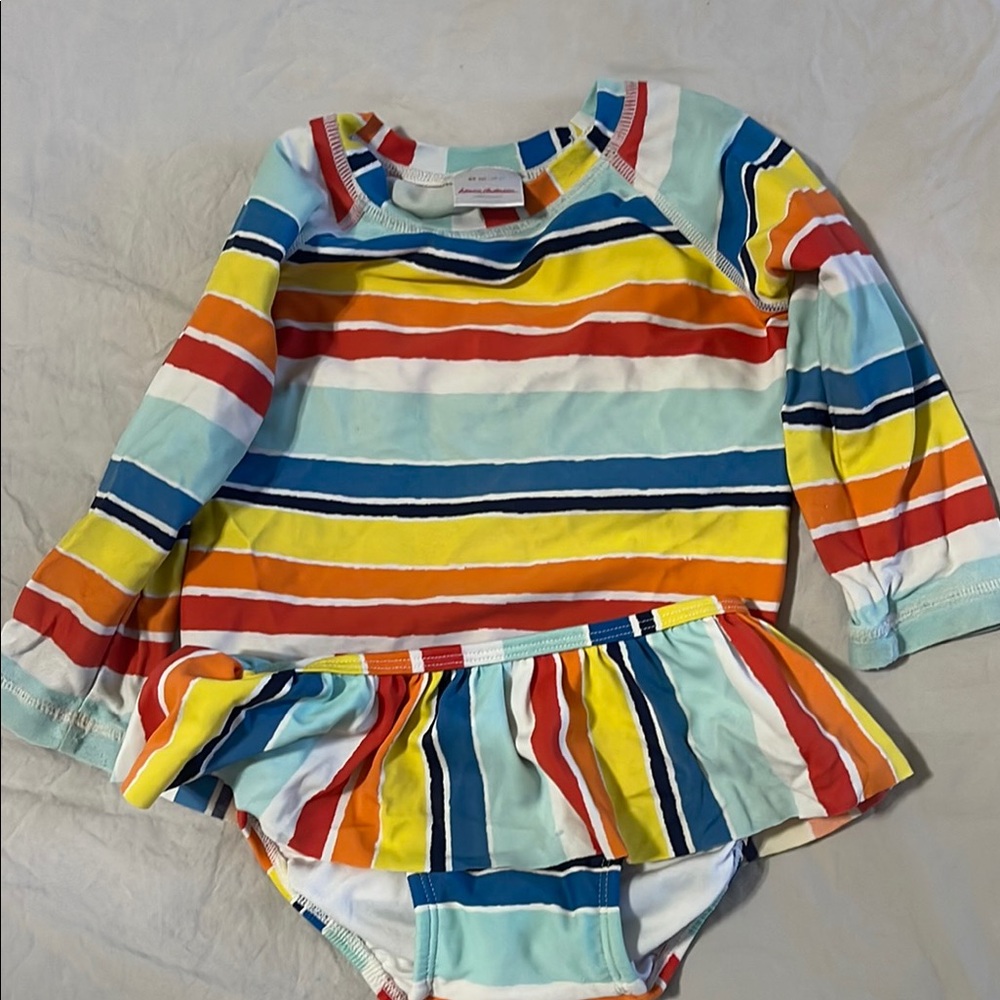 Hanna Andersson Colorful Striped Baby Outfit